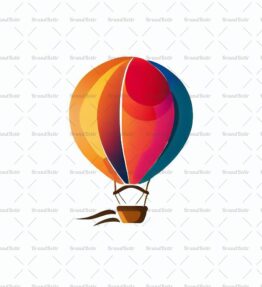 Reisender Heißluftballon